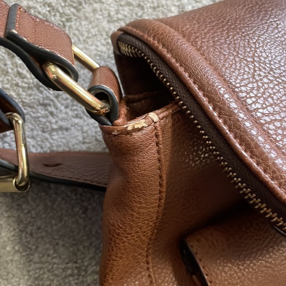 Aldo brown faux leather book bag - Picture 5 of 8